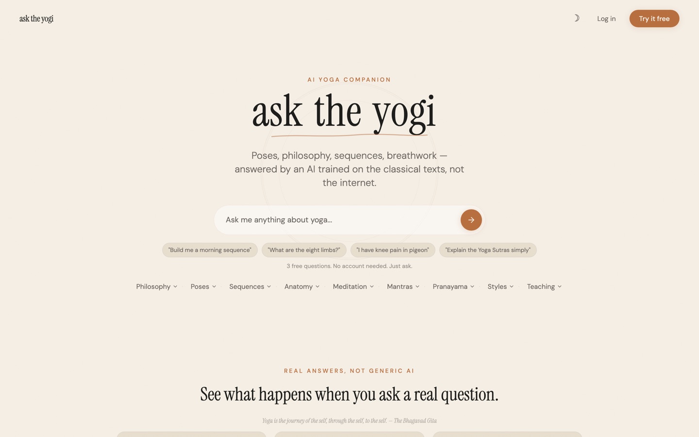 Ask the Yogi